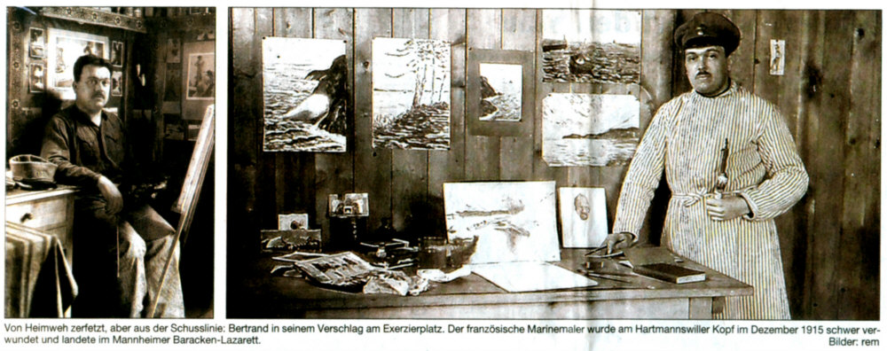 Mannheimer Morgen vom 25.10.2005 (Historische Aufnahmen von Pierre Bertrand 1915)